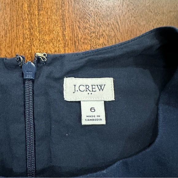 J. Crew Factory Linen-blend Button- Front Mini Dress Size 6 - Picture 4 of 8
